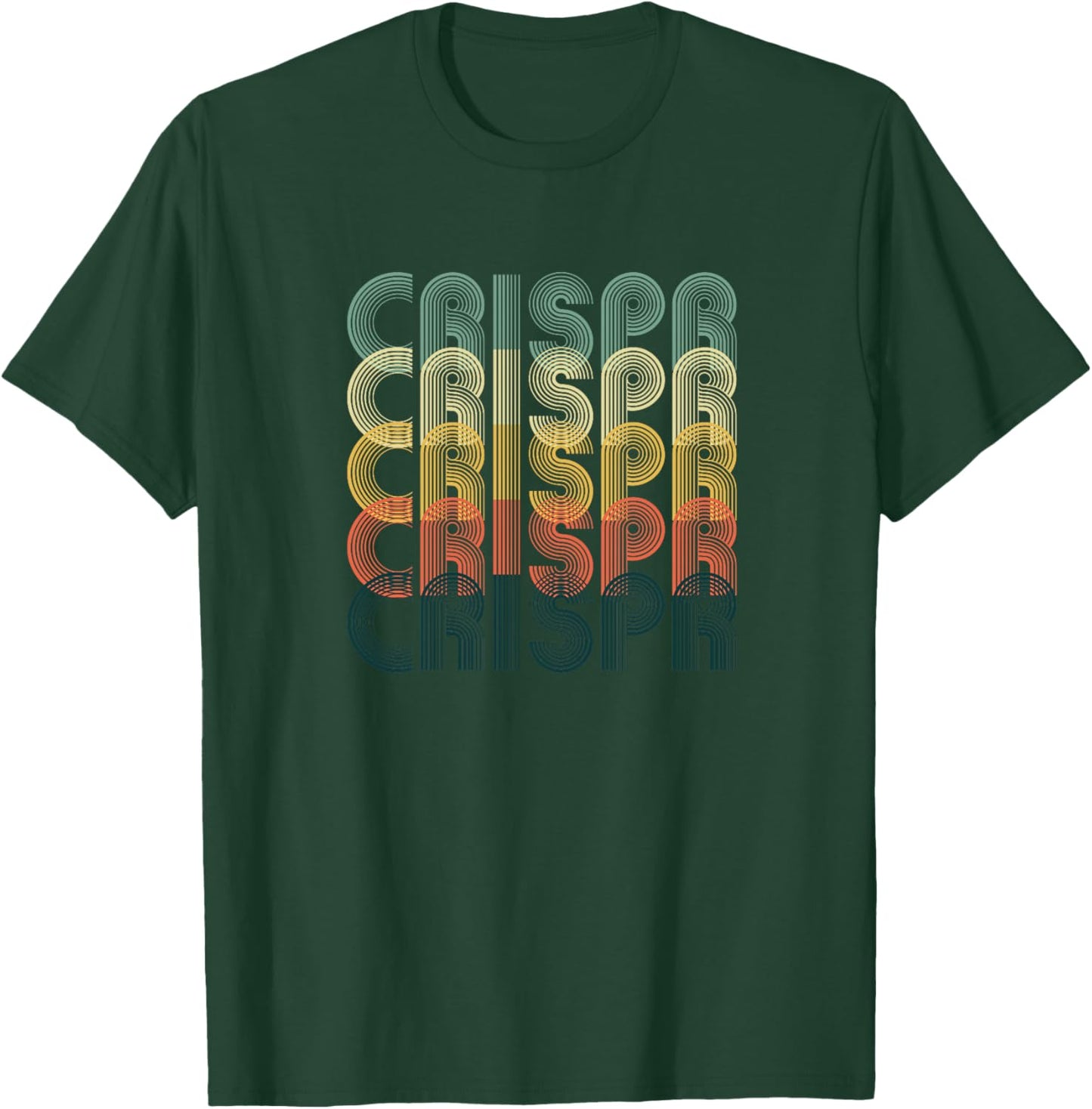 CRISPR Cas9 Vintage Retro Biologie Science Haut de Gamme T-Shirt - T-Shirt | Forest
