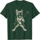 French Bulldog Golf Sports Vintage Dog Lover T-Shirt - T-Shirt | Forest