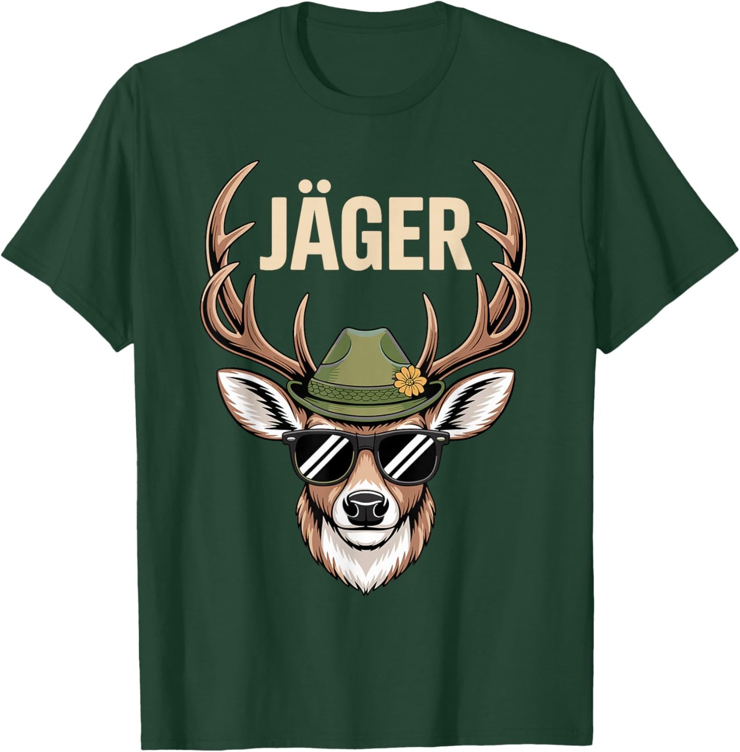 Hunter Costume Carnival Hunting T-Shirt - T-Shirt | Forest