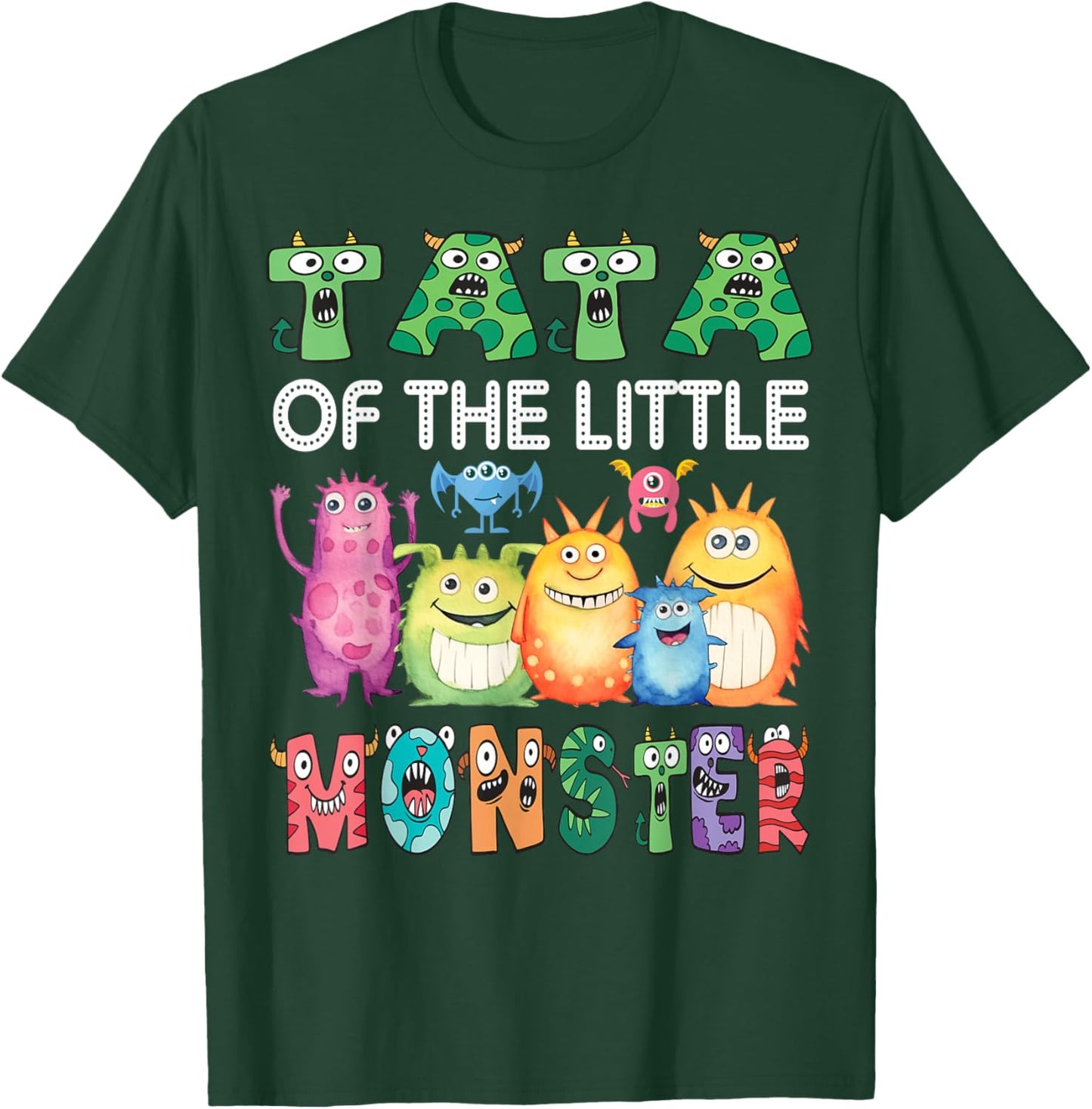 Tata Of The Little Monster Kids 1St Birthday Party T-Shirt - T-Shirt | Forest