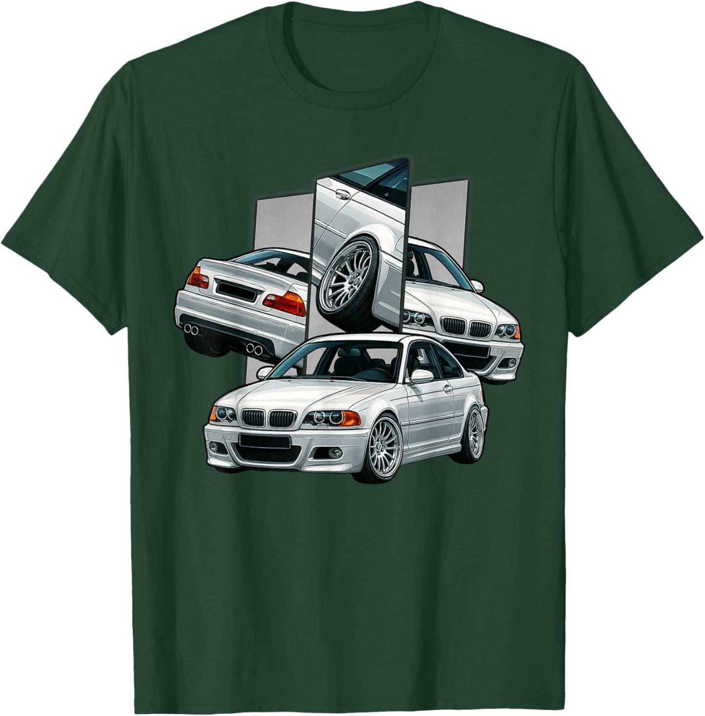 Alte deutsche Klassische Autos E46 Drifting Tuning Shirt T-Shirt - T-Shirt | Forest