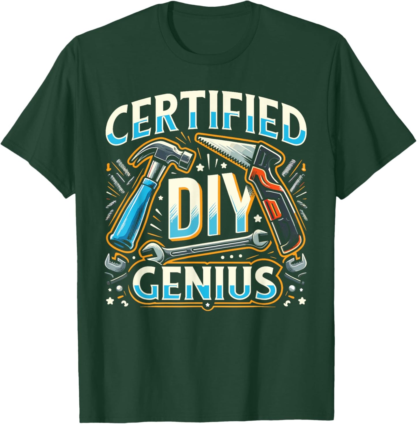 Renovation Remodel DIY Lovers Home Improvement T-Shirt - T-Shirt | Forest