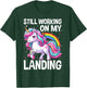 Still Working On My Landing Injury Broken Arm Cute Unicorn T-Shirt - T-Shirt | Forest