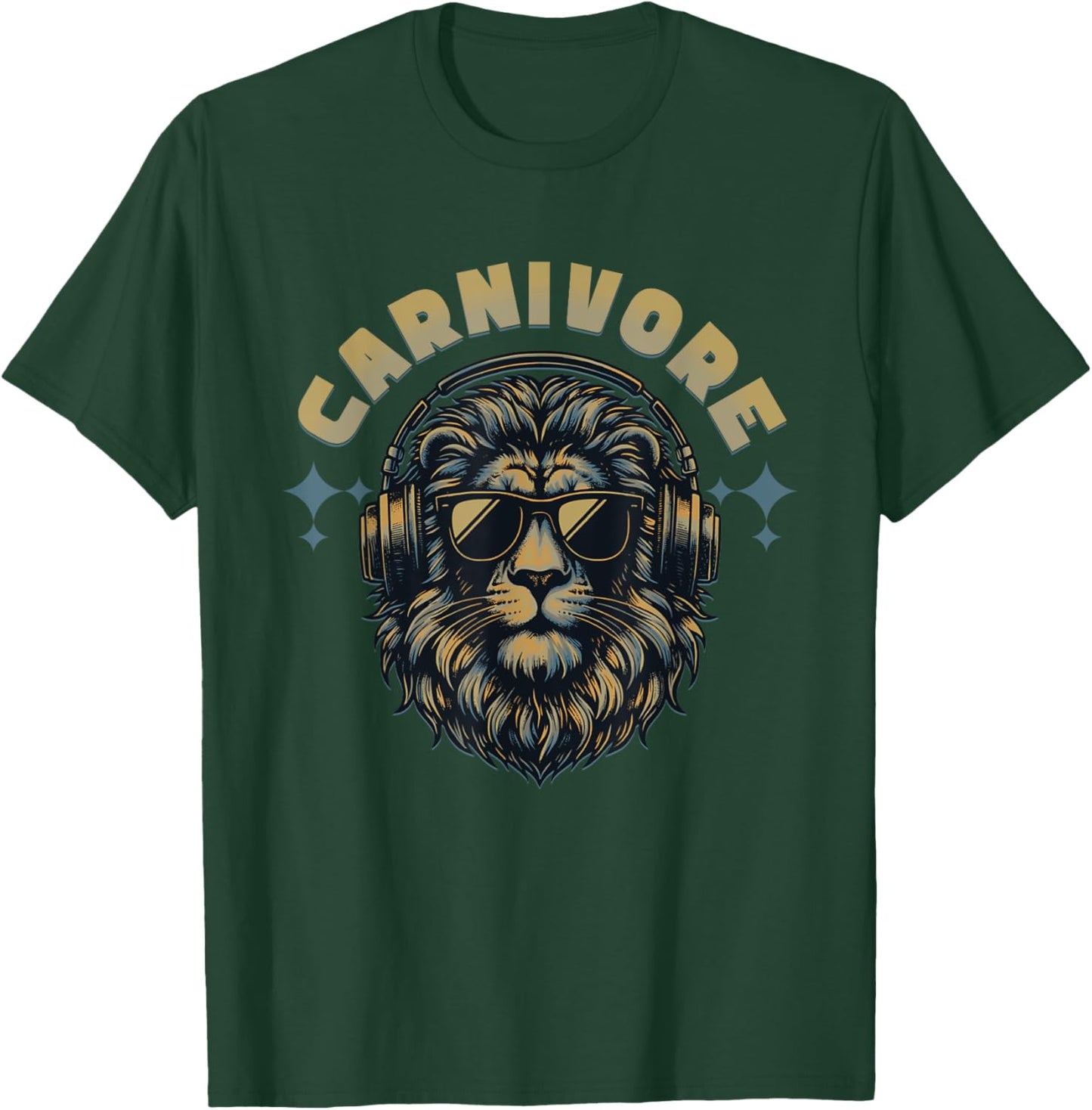 Carnivore: Zero Carb Lion Diet Lifestyle T-Shirt - T-Shirt | Forest