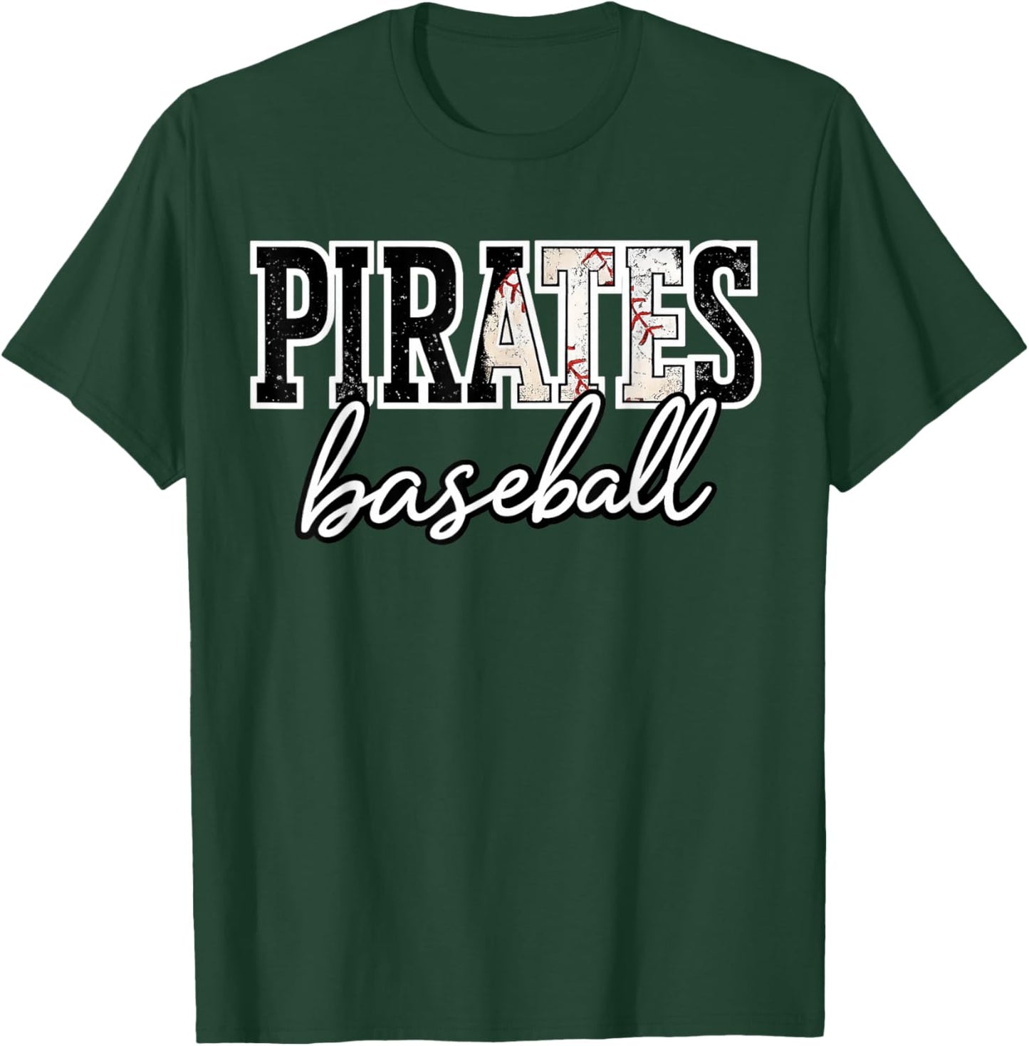 Game Day School Spirit Pirate Pride T-Shirt - T-Shirt | Forest