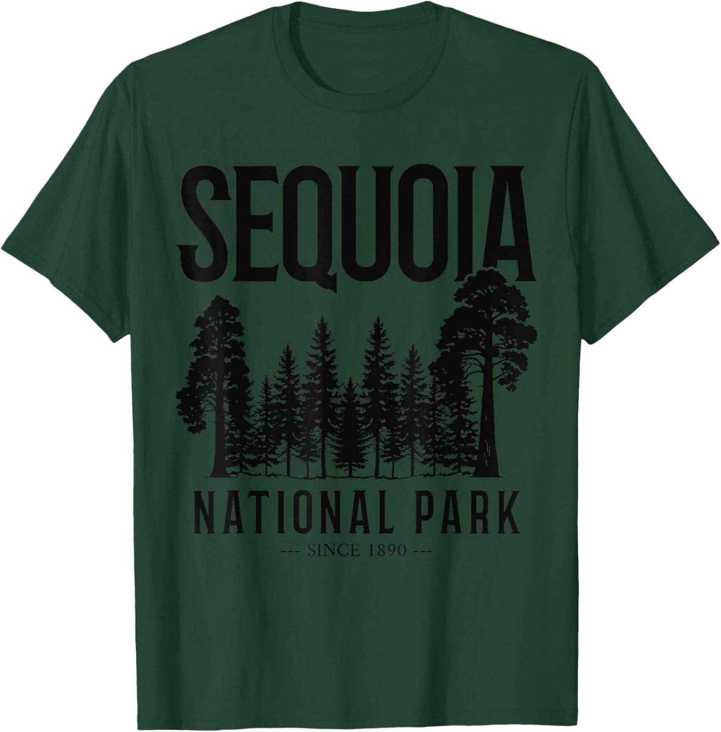 Sequoia National Park Vintage California Souvenir T-Shirt - T-Shirt | Forest