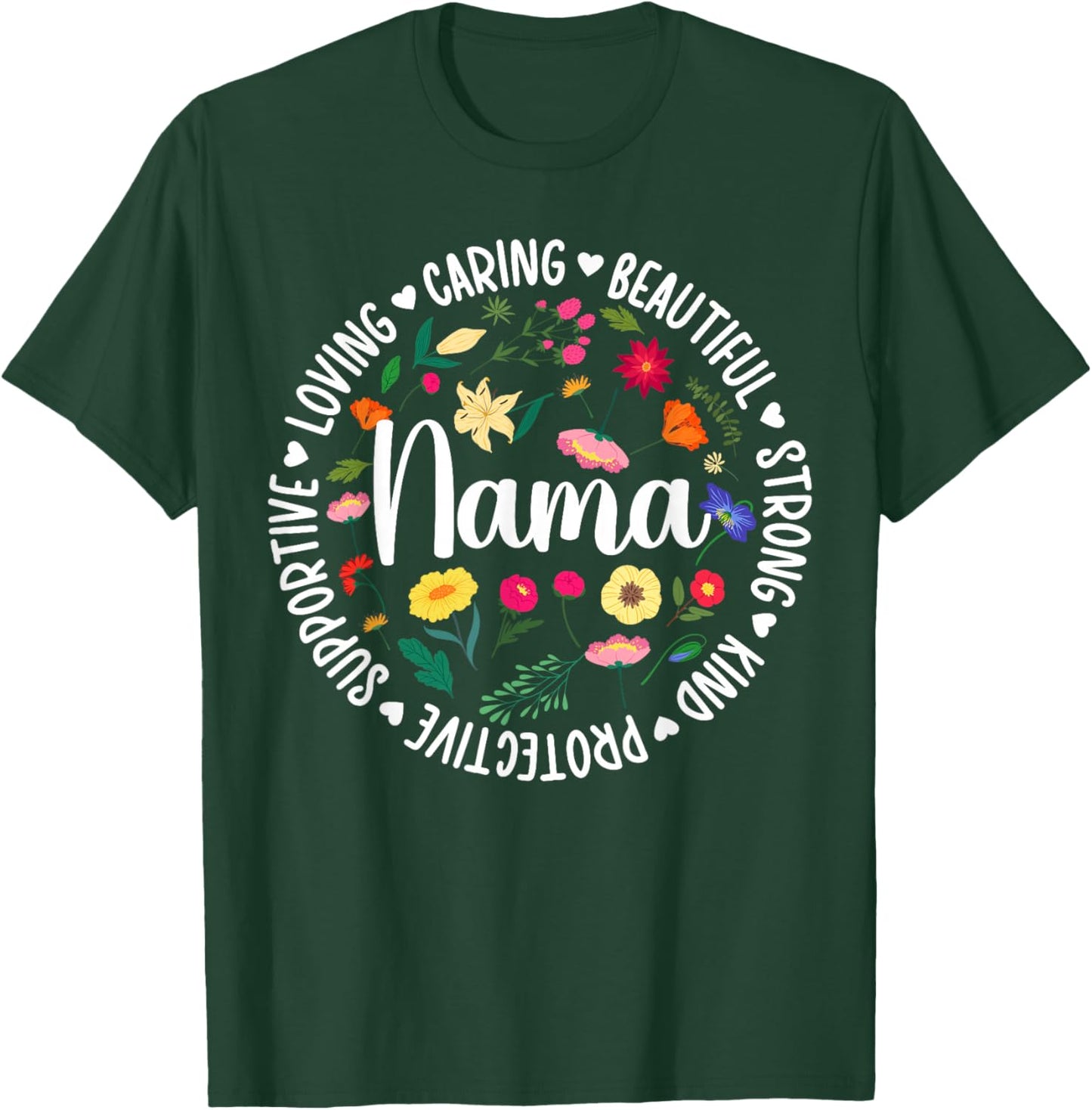 Nama Appreciation Circle Nama Grandma Nama Grandmother T-Shirt - T-Shirt | Forest