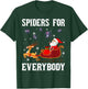 Spiders For Everybody Christmas Santa Claus Spider Xmas T-Shirt - T-Shirt | Forest