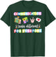 Communication Looks Different For Everyone Speech Therapy T-Shirt - T-Shirt | Forest