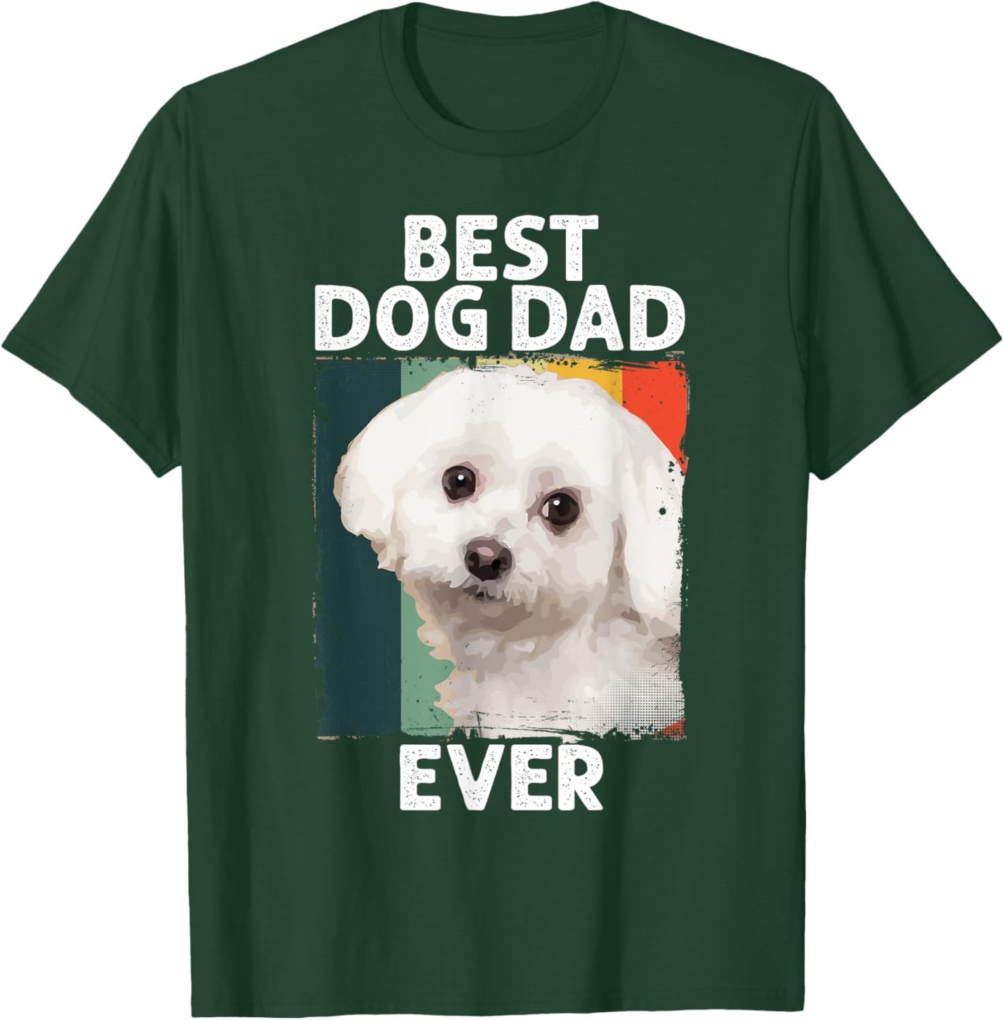 Best Dog Maltese Dad Ever for Father's Day Women T-Shirt - T-Shirt | Forest