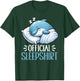 Official Sleepshirt Dolphin Cute Pajamas Night Wear Snooze T-Shirt - T-Shirt | Forest