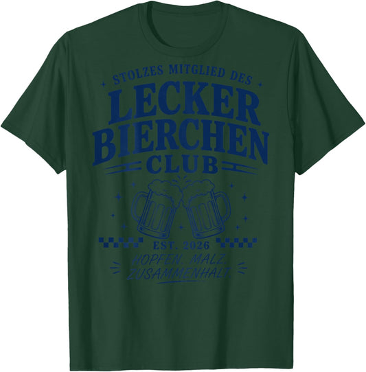 LECKER Bierchen Club T-Shirt - T-Shirt | Forest