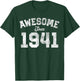 Awesome Since 1941 85th Birthday 85 Years Old - Retro T-Shirt - T-Shirt | Forest