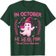 In October We Wear Pink Breast Cancer Awareness Women T-Shirt - T-Shirt | Forest