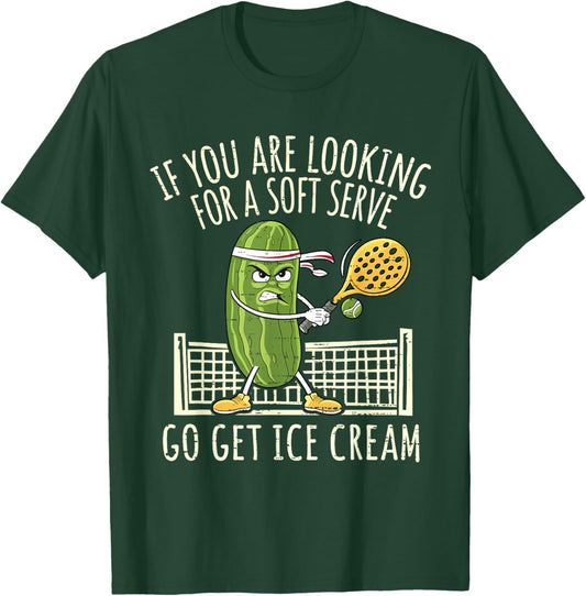 Funny Pickleball Player Paddleball Lover Coach Men Women Kid T-Shirt - T-Shirt | Forest