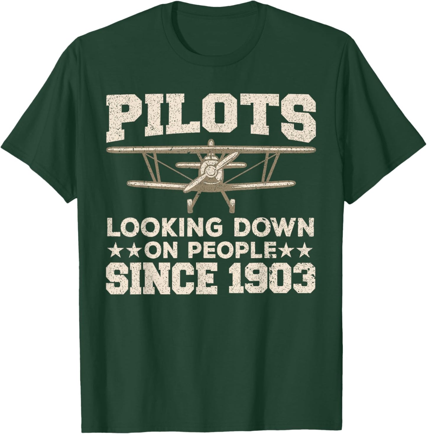 Funny Pilot Design Women Aviation Airplane Pilot T-Shirt - T-Shirt | Forest
