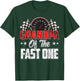 1 year old racing car fast one birthday 1st Family Grandpa T-Shirt - T-Shirt | Forest