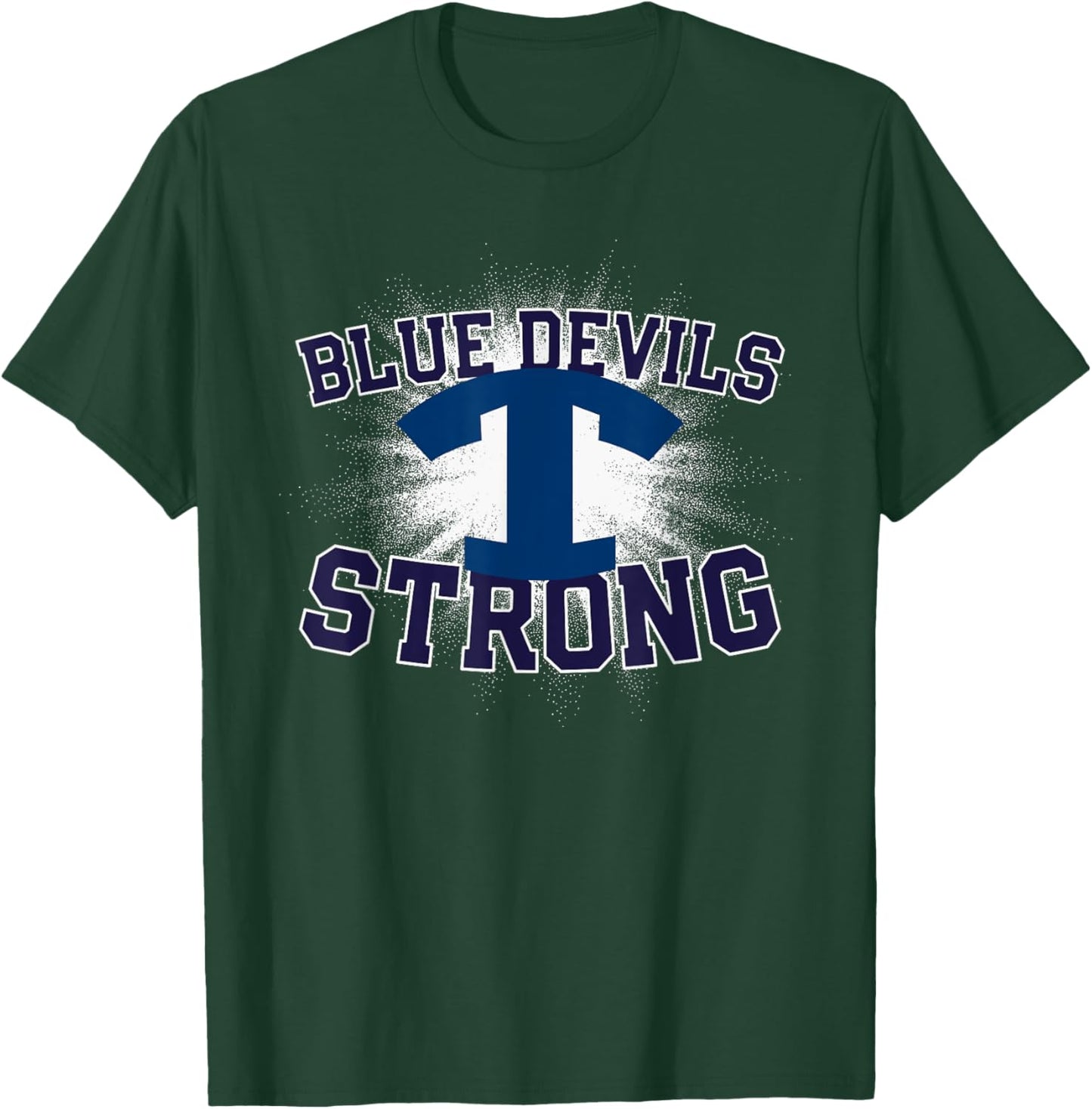Tift County Blue Devils Logo Strong Flag HS T-Shirt - T-Shirt | Forest