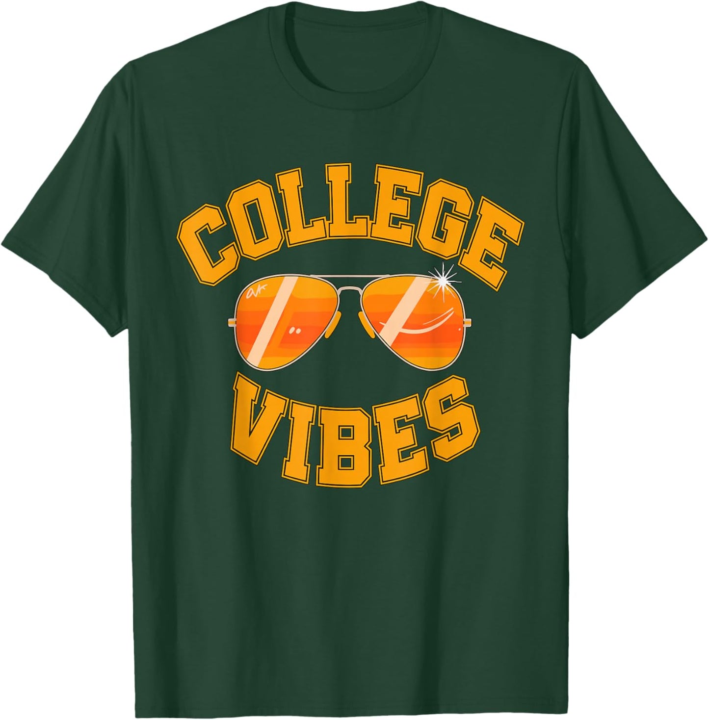 College Vibes Only Student Back to School T-Shirt - T-Shirt | Forest
