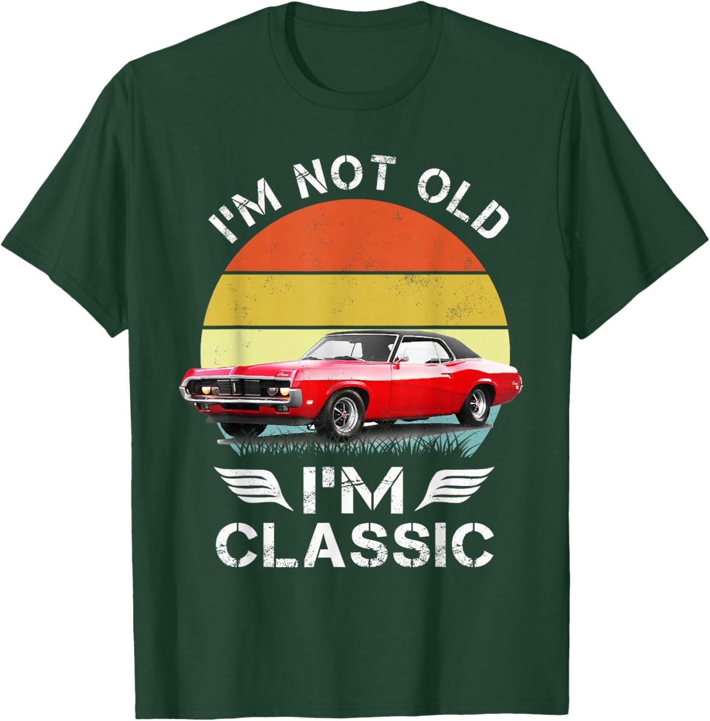 1969 69 Mercury classic Cougar Vinatge cars T-Shirt - T-Shirt | Forest
