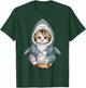 Cute Kitten in a Shark Costume Kitty My Cat is a Shark T-Shirt - T-Shirt | Forest