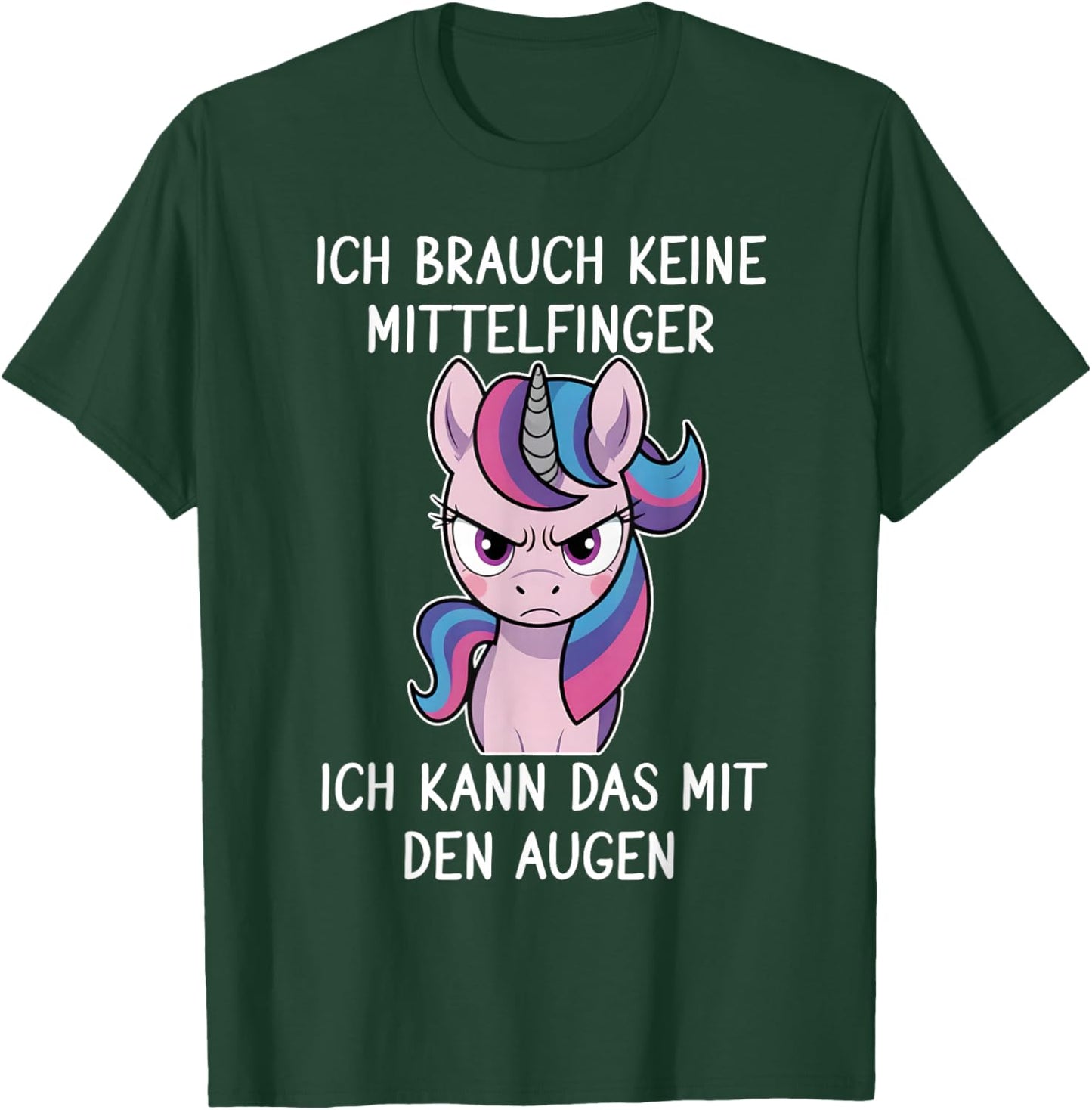with German Text "Ich brauche" [German Language], black, S T-Shirt - T-Shirt | Forest
