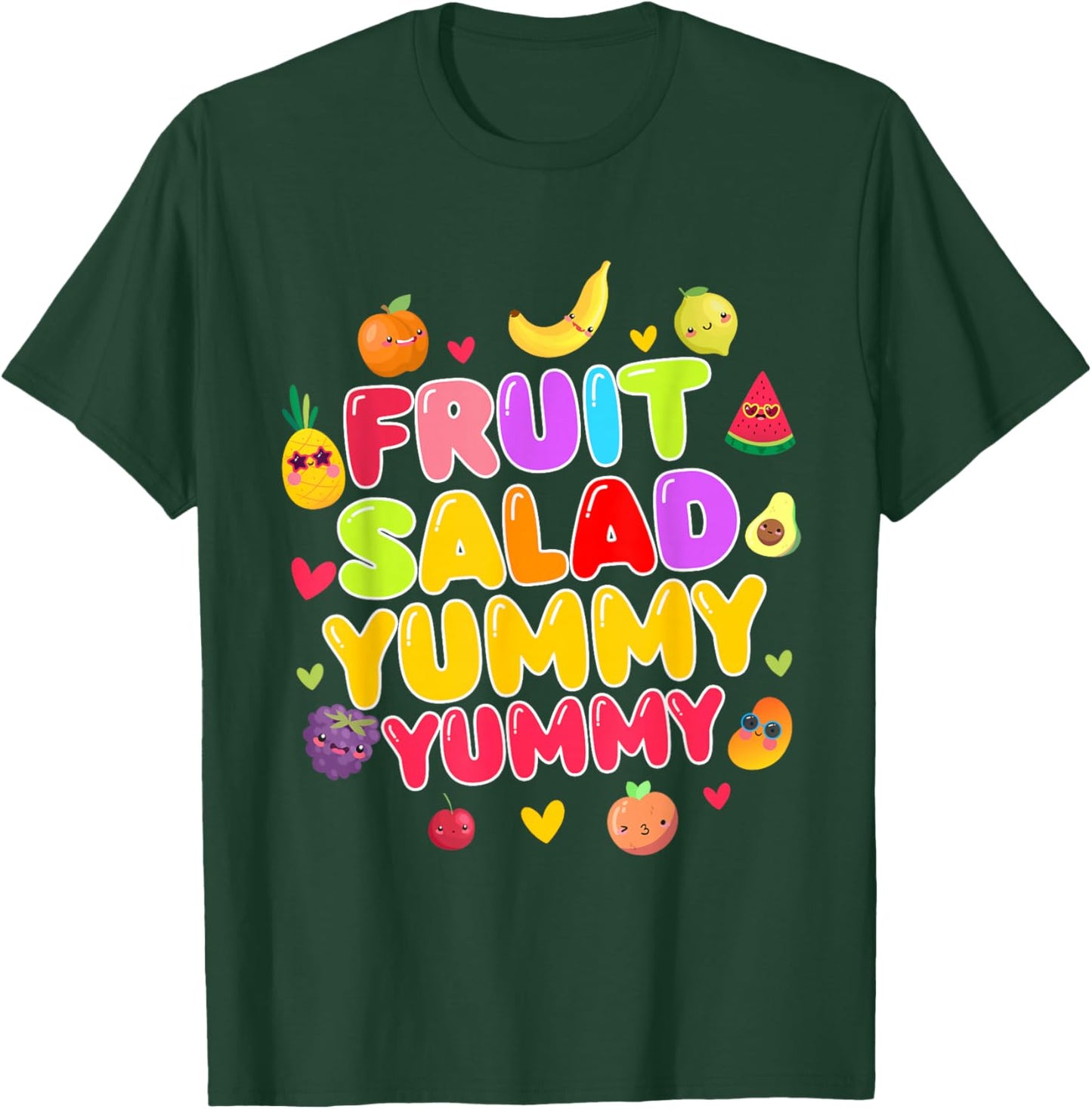 Fruit Salad Yummy Yummy Fruit Salad Theme Party T-Shirt - T-Shirt | Forest