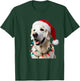 Christmas English Cream Golden Retriever Mom Dog Puppy Xmas T-Shirt - T-Shirt | Forest