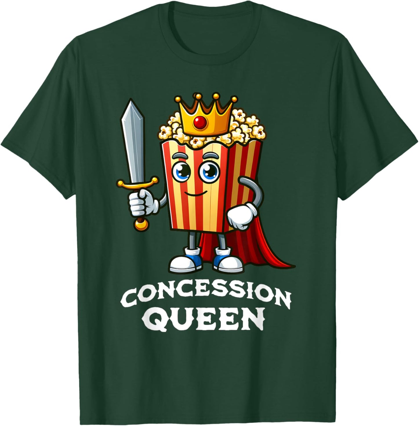 Concession Movie Queen Funny Movie Lovers Saying T-Shirt - T-Shirt | Forest