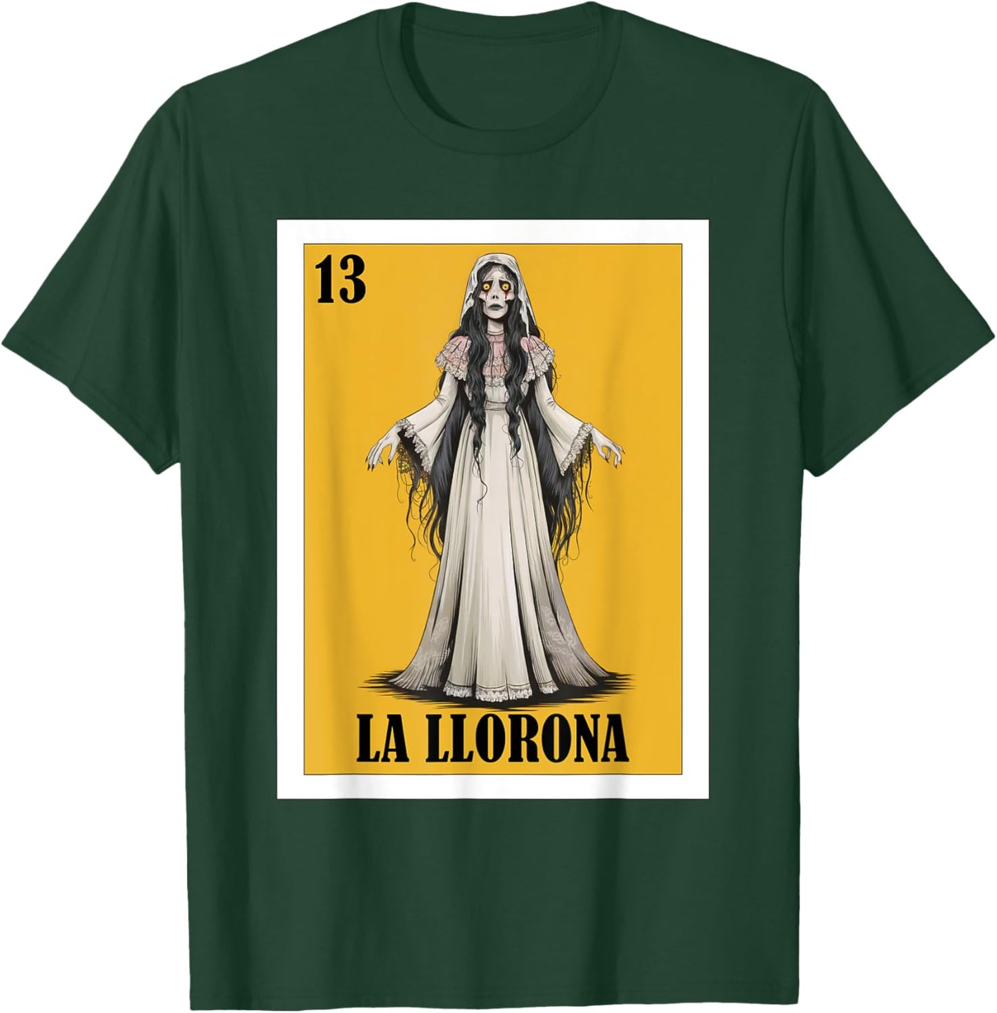 Mexican Halloween or Cinco de Mayo Design - La Llorona T-Shirt - T-Shirt | Forest