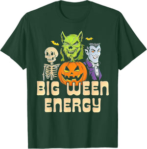 Halloween Big Ween Energy T-Shirt - T-Shirt | Forest