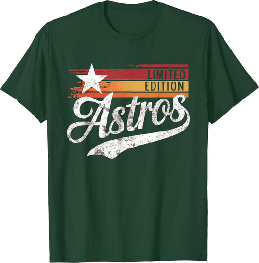 Retro Astros Name Vintage Style 70s 80s T-Shirt - T-Shirt | Forest