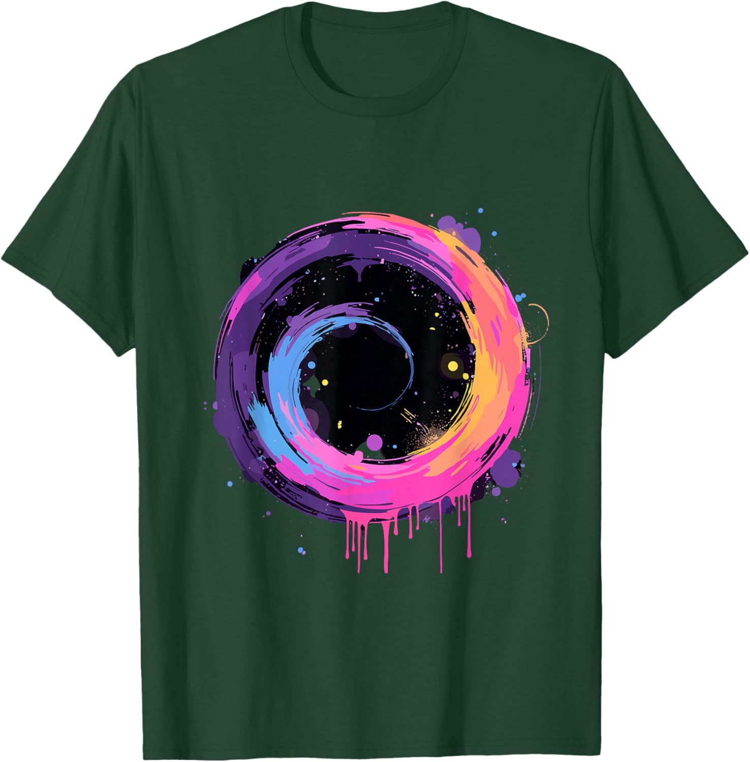 Cosmic Graffiti Galaxy Swirl T-Shirt - T-Shirt | Forest