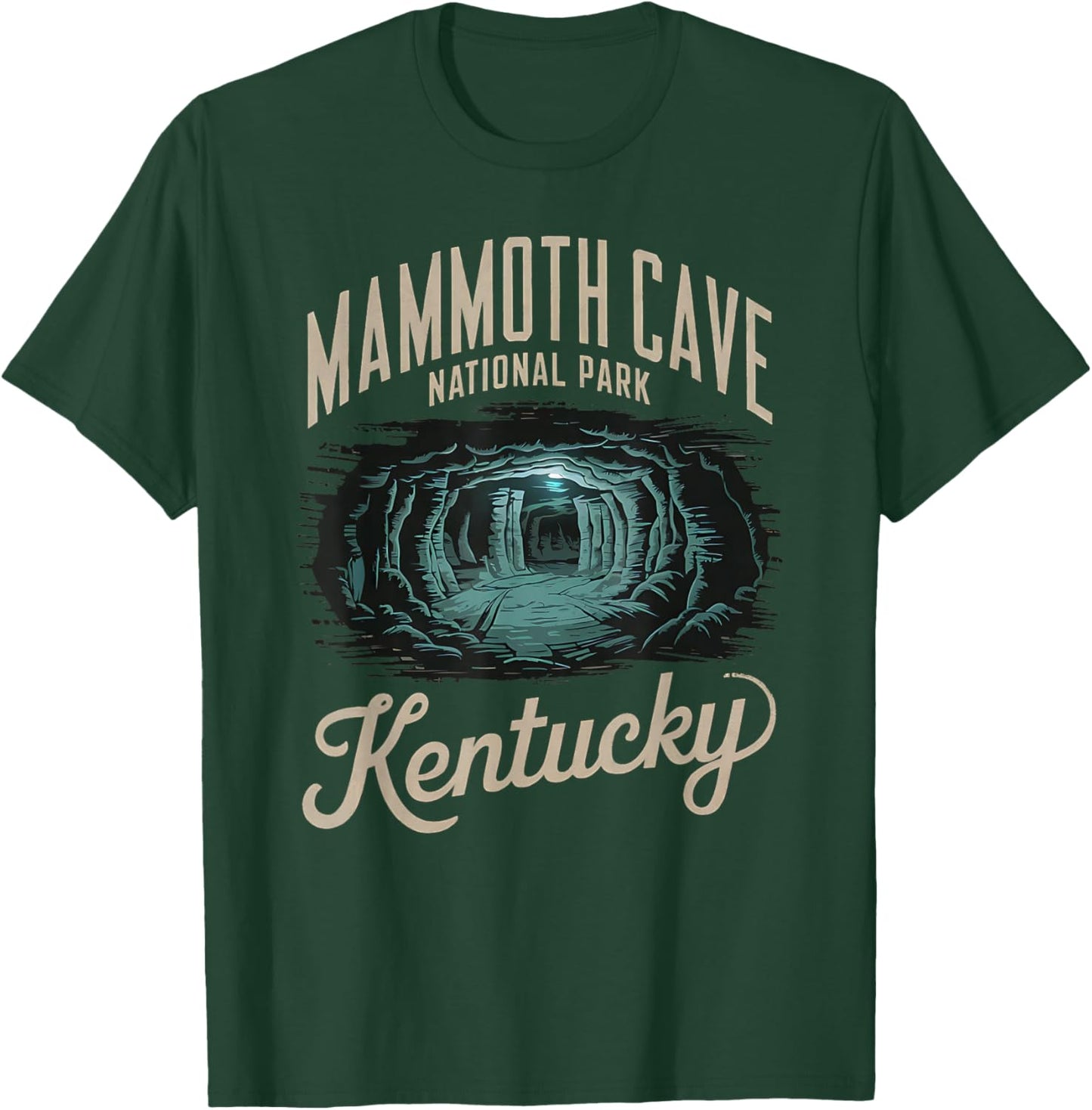 Explore Magnificent Mammoth Cave National Park Kentucky T-Shirt - T-Shirt | Forest