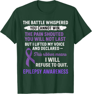 Vintage Epilepsy Awareness T-Shirt - T-Shirt | Forest