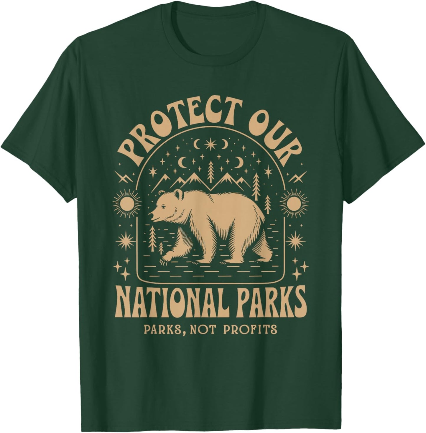 Protect Our National Parks Defund Doge Parks Not Profits T-Shirt - T-Shirt | Forest