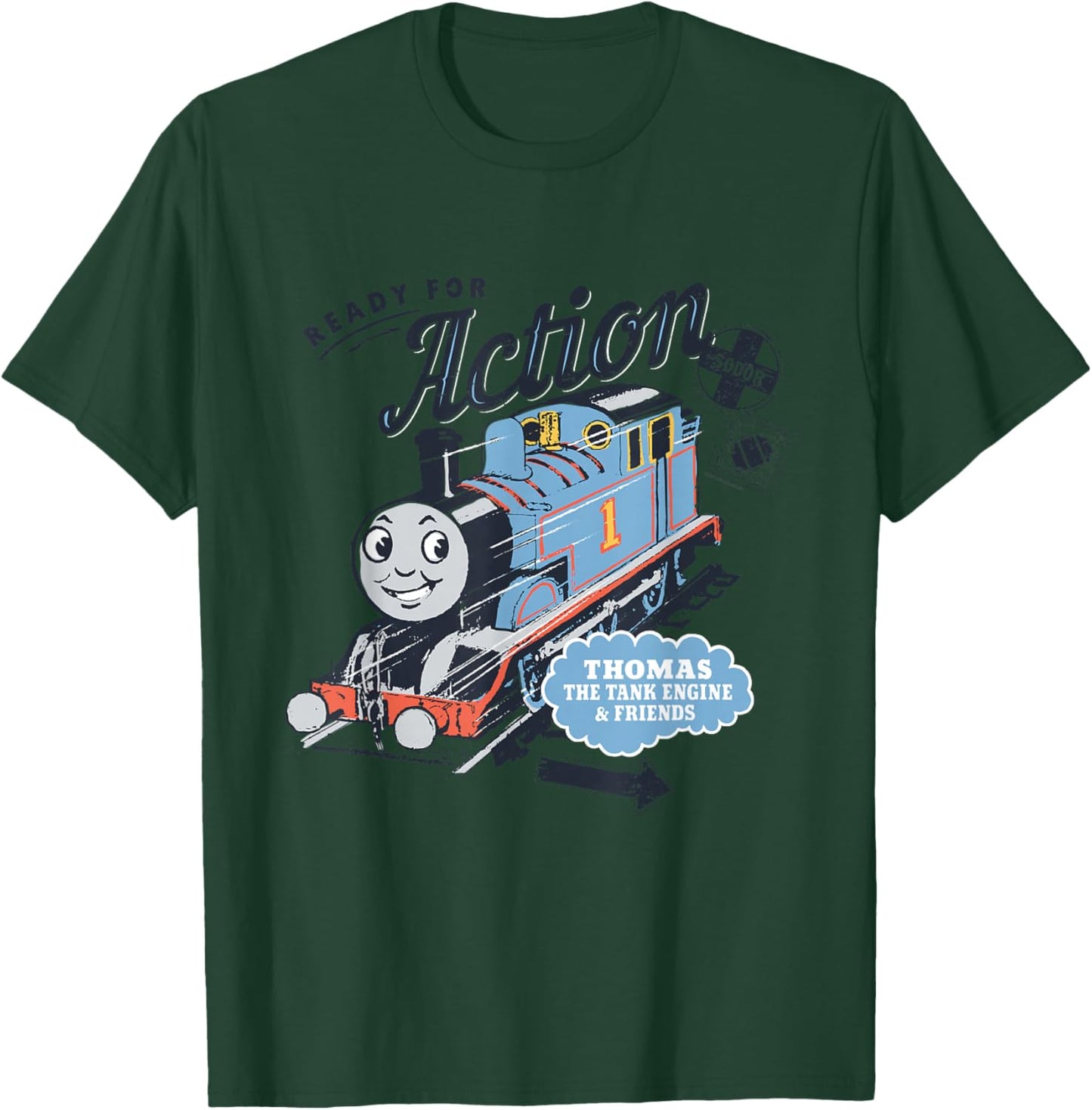 Thomas & Friends Ready for Action T-Shirt - T-Shirt | Forest