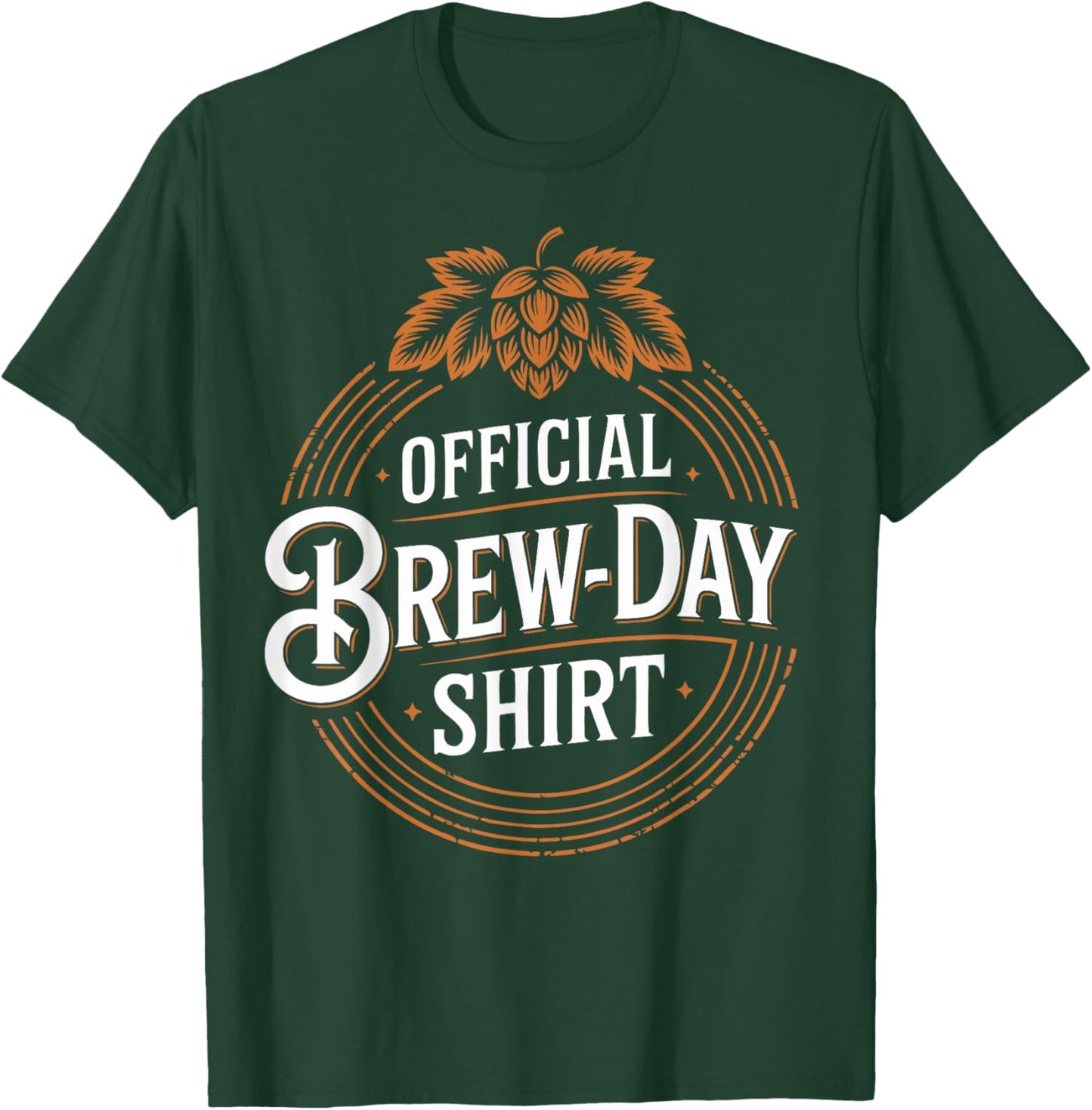 Homebrew Beer Brewer Vintage Brew-Day T-Shirt - T-Shirt | Forest