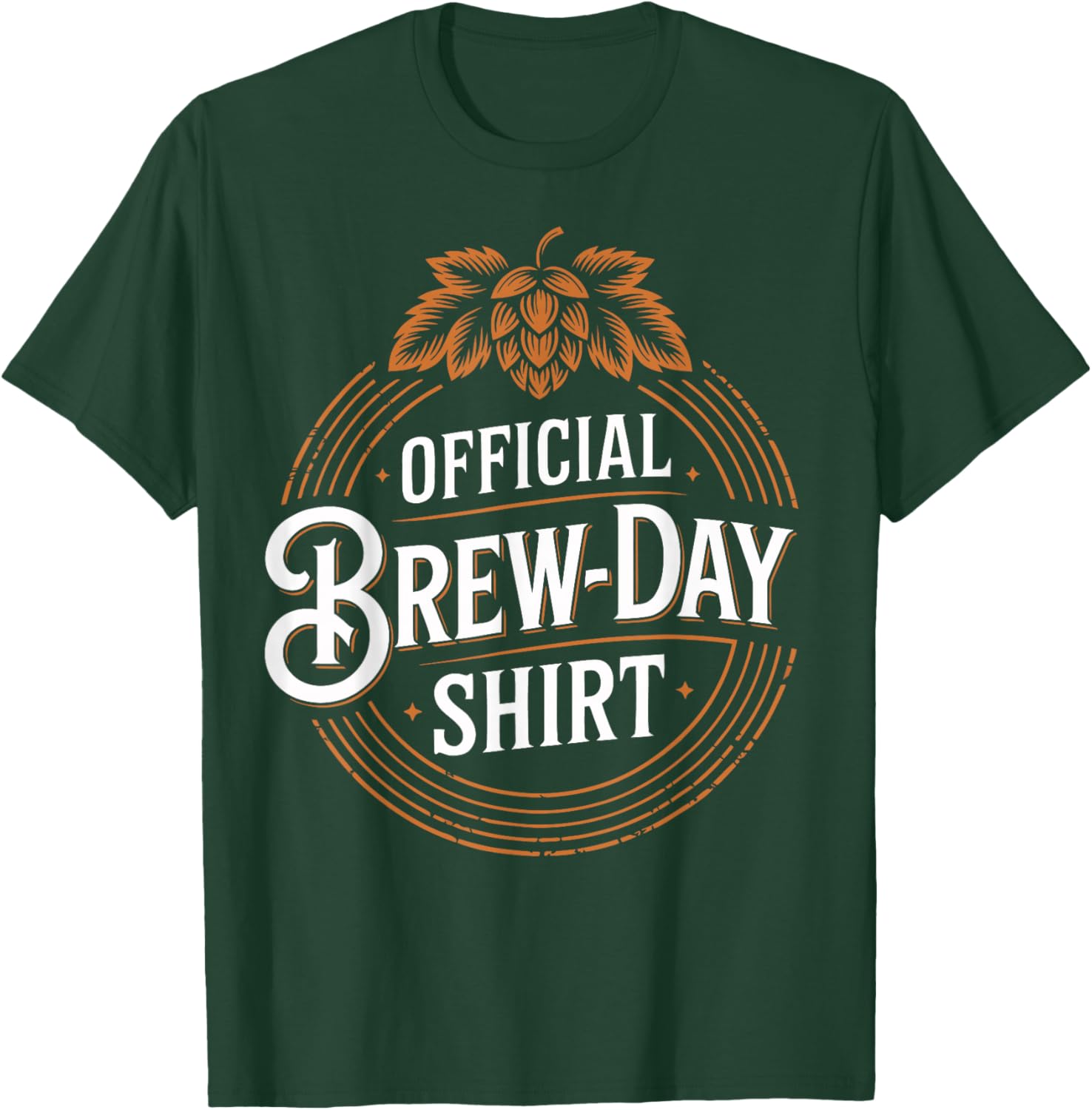 Homebrew Beer Brewer Vintage Brew-Day T-Shirt - T-Shirt | Forest