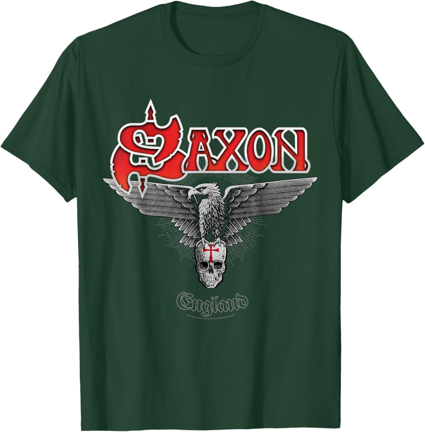 Official Saxon The Eagle Has Landed Heavy Metal Band T-Shirt - T-Shirt | Forest