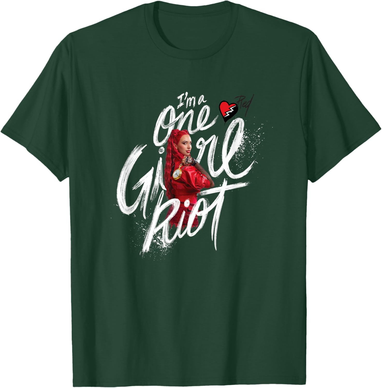 Disney Descendants: The Rise Of Red I'm A One Girl Riot Red T-Shirt - T-Shirt | Forest