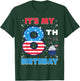 It's My 8th Birthday USA 4th Of July 8 Years Old Girls Boys T-Shirt - T-Shirt | Forest