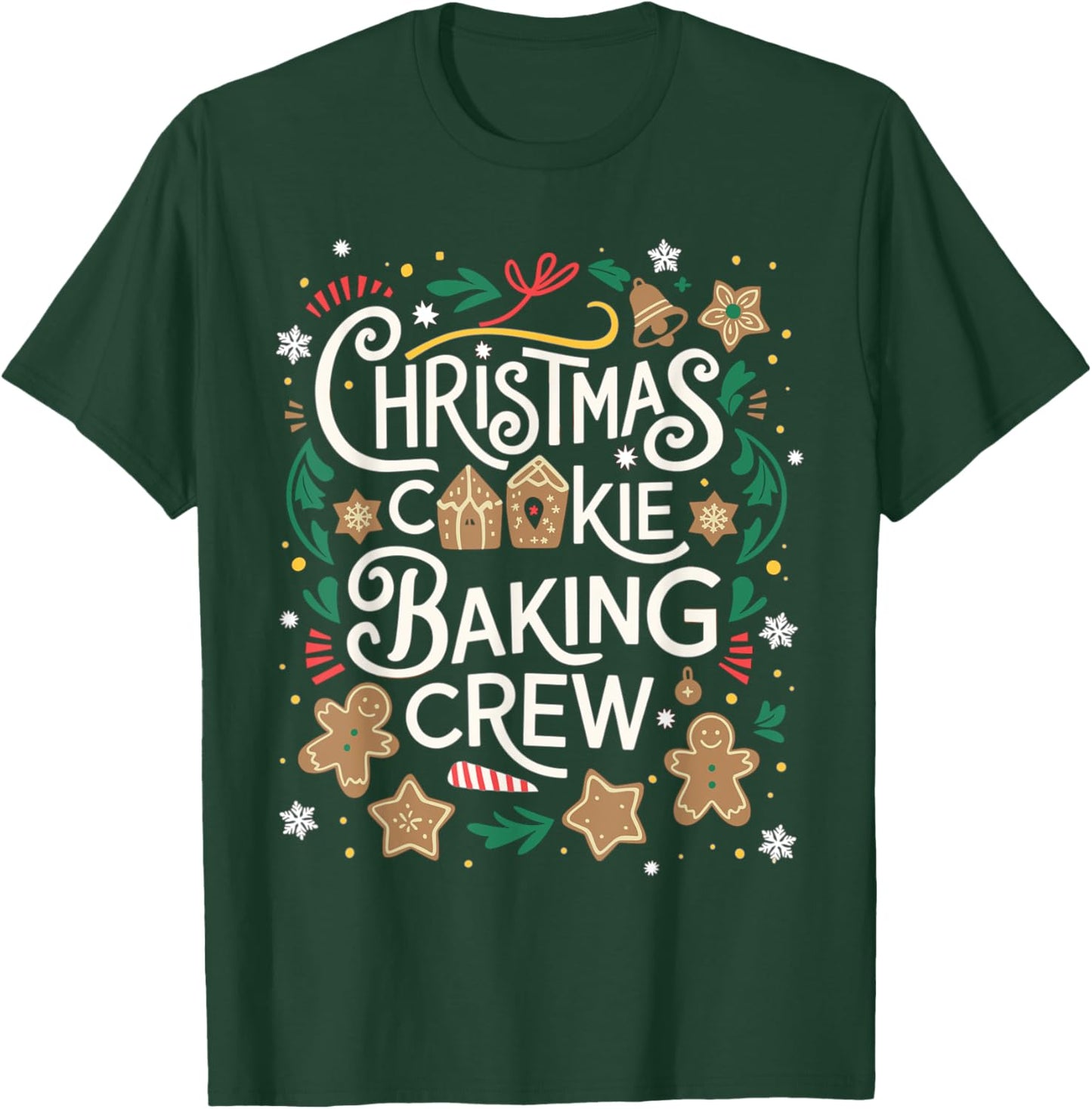 Christmas Cookie Baking Crew Family Christmas X-Mas T-Shirt - T-Shirt | Forest