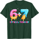 13th Birthday Official Teenager Six Seven Cream 67 Dripping T-Shirt - T-Shirt | Forest