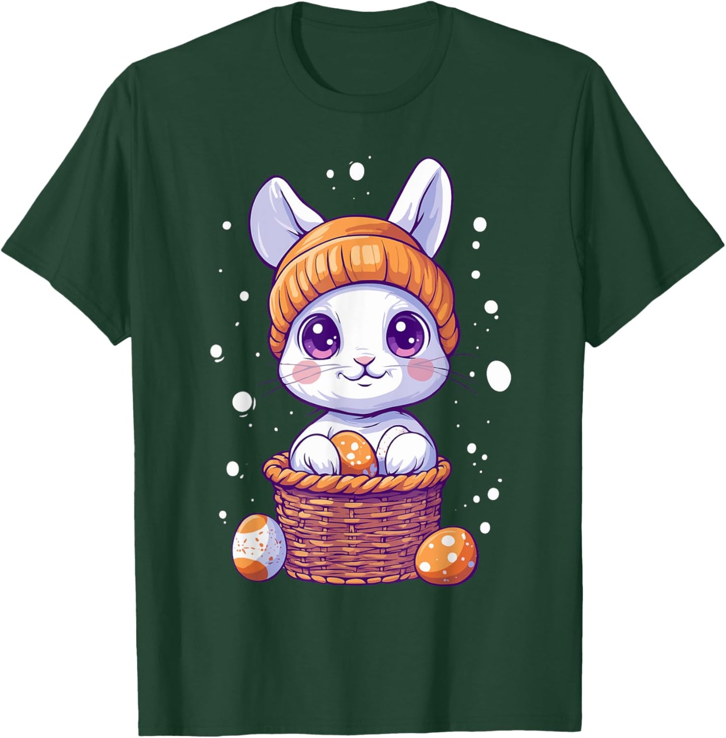 Easter Rabbit Costume Kids Girls Boys Decor Easter Bunny T-Shirt - T-Shirt | Forest
