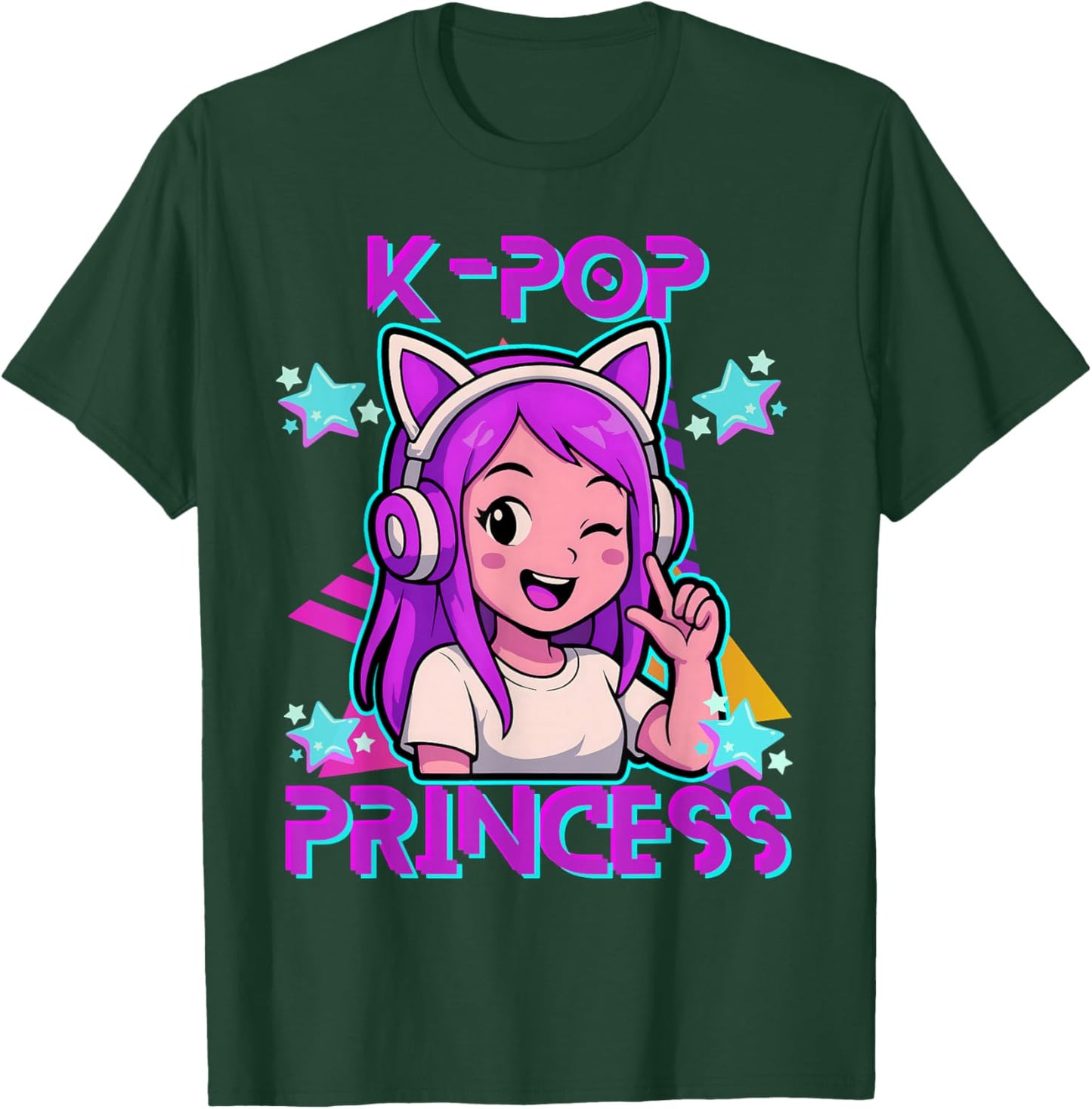 K-Pop Princess K-Pop K-Pop for Kids and Girls T-Shirt - T-Shirt | Forest