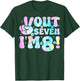 Peace Out Seven I'm 8 Kids Eight Years Old 8th Birthday T-Shirt - T-Shirt | Forest