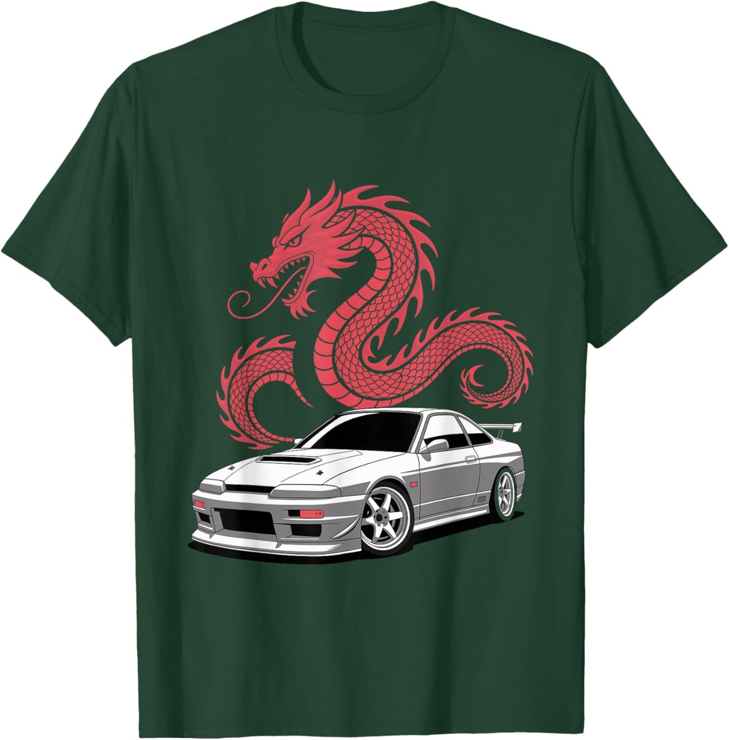 Car Drifting Racing Race Car Motorsport Drift Racing T-Shirt - T-Shirt | Forest