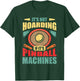 Funny Vintage Pinball Gamer Flipper Flipping Ball Lover Gag , Small, Black T-Shirt - T-Shirt | Forest