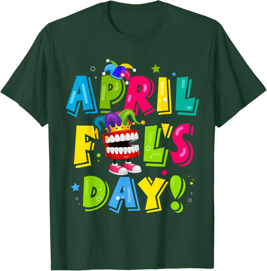 Happy April Fool's Day 1st April Fools Day 2026 Joke Funny T-Shirt - T-Shirt | Forest
